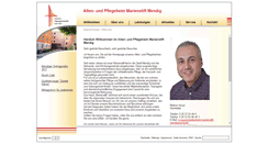 Desktop Screenshot of altenheim-marienstift-mendig.de